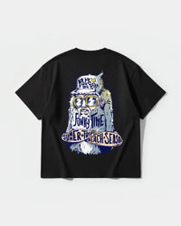 Camiseta Rock Da Body Pocket Front Oversize Basic Negro