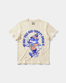 Camiseta Mas Vale Que Corras Big Front Regular Basic Beige