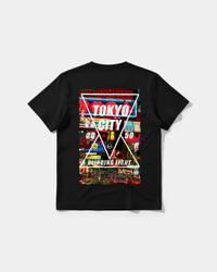 Camiseta Tokyo 2050 Big Back Regular Basic Negro