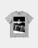 Camiseta Dark Risk White Big Front Regular Basic Gris
