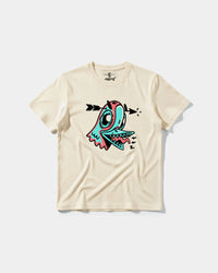 Camiseta Crazy Paloma Big Front Regular Basic Beige