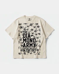 Camiseta The Diamond Big Front Oversize Basic Beige