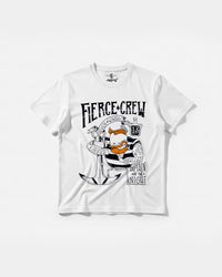 Camiseta Fierce Crew Big Front Regular Basic Blanco