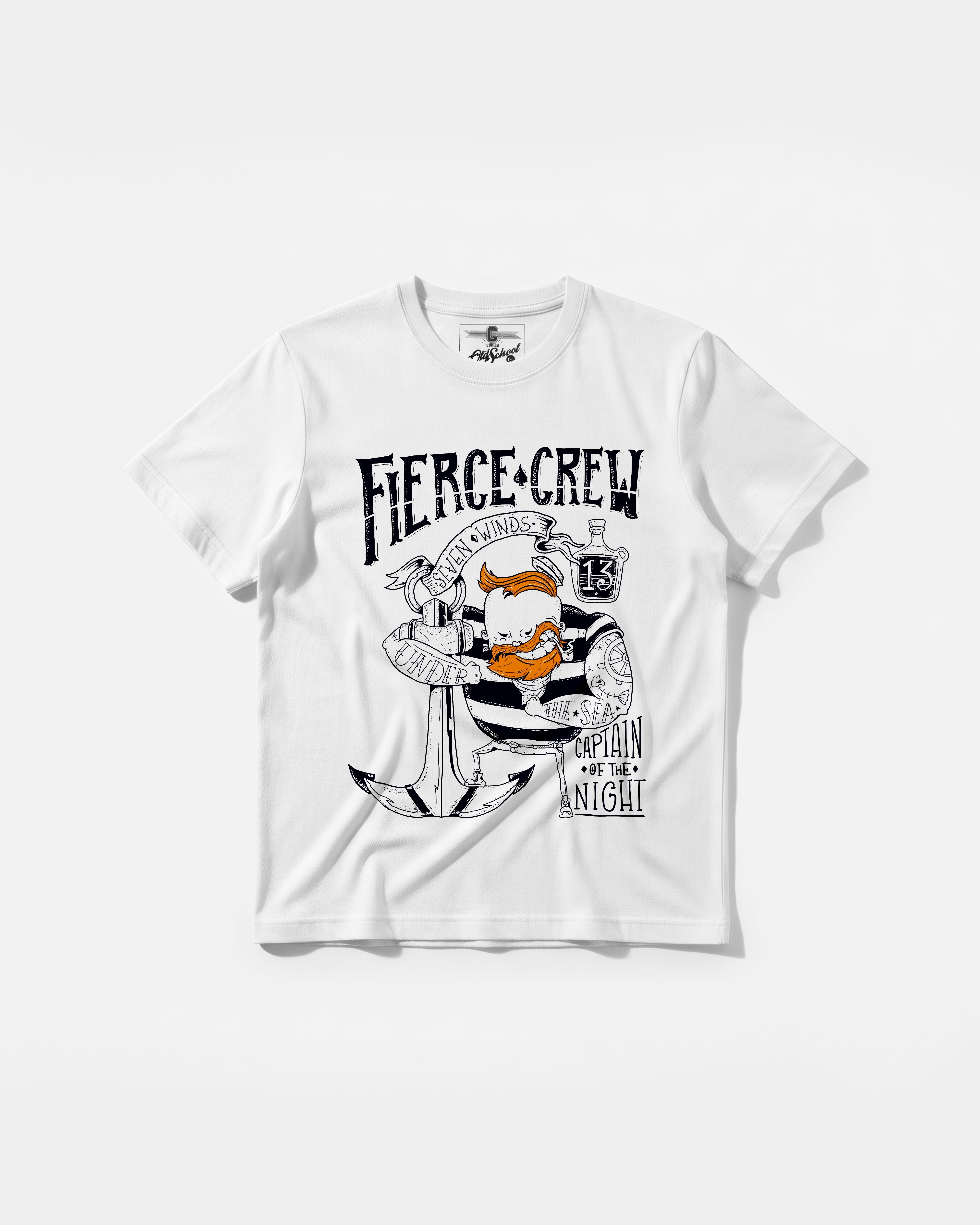 Camiseta Fierce Crew Big Front Regular Basic
