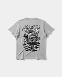 Camiseta Knockout Big Back Regular Basic Gris