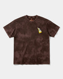 Camiseta Pizza Geek Pocket Front Oversize Acid Marron