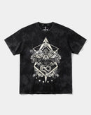 Camiseta Fire Wings Big Front Oversize Acid Negro