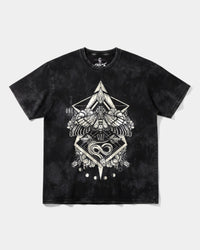 Camiseta Fire Wings Big Front Oversize Acid Negro