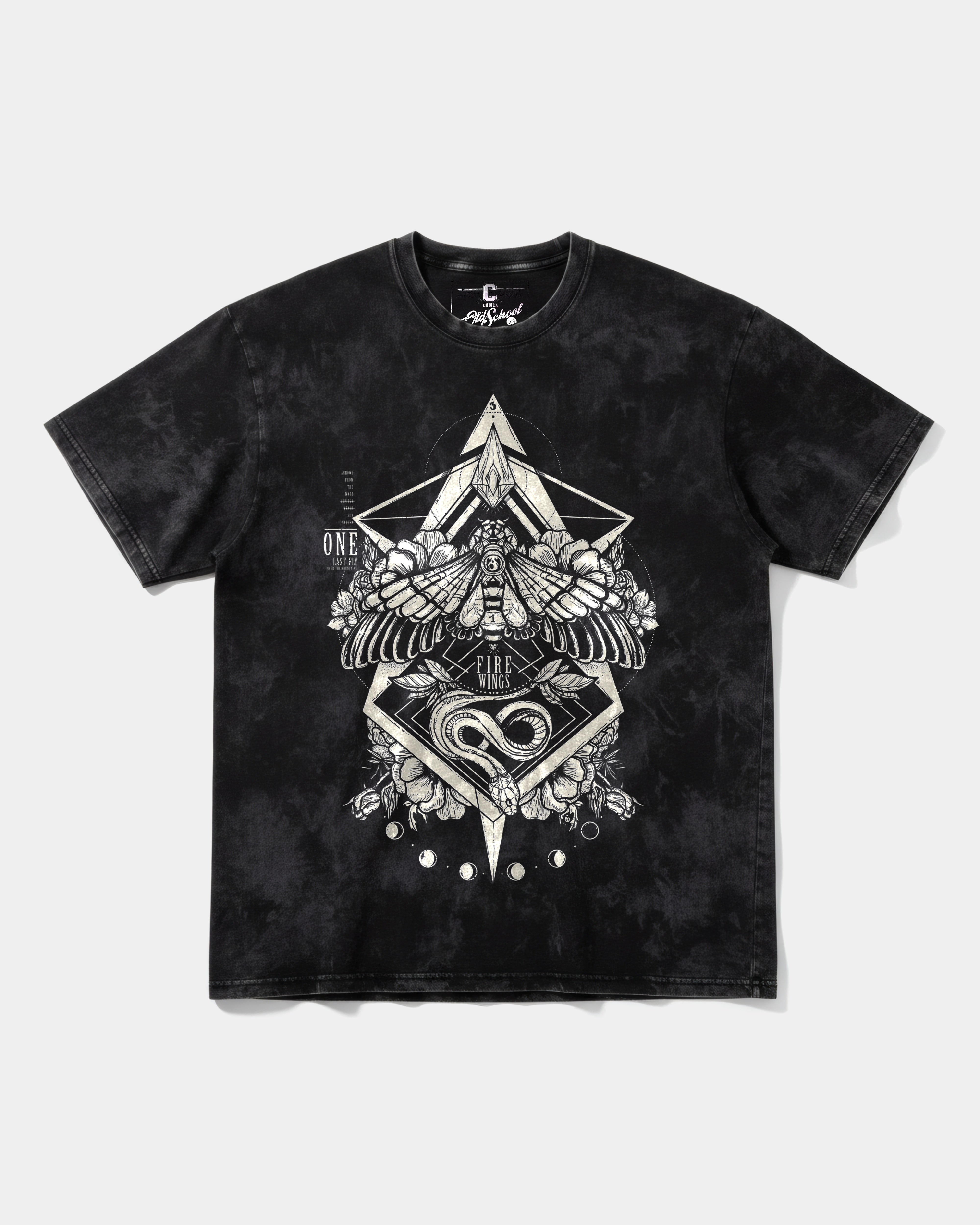 Camiseta Fire Wings Big Front Oversize Acid