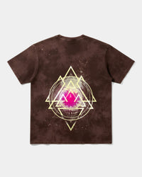 Camiseta Galatic Skull Big Back Oversize Acid Marron