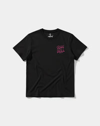 Camiseta Rise In Hell Pocket Front Regular Basic Negro
