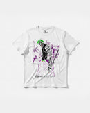 Camiseta Joker Yakuza White Big Front Regular Basic Blanco