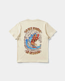 Camiseta Pizza Surf Pocket Front Regular Basic Beige