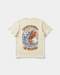 Camiseta Pizza Surf Pocket Front Regular Basic Beige