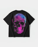 Camiseta Space Skull Big Back Oversize Basic Negro