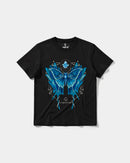 Camiseta Libertad White Big Front Regular Basic Negro