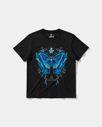 Camiseta Libertad White Big Front Regular Basic Negro