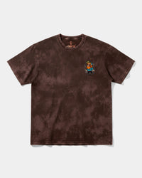 Camiseta Tio Sam White Big Front Oversize Acid Marron