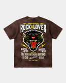 Camiseta Rock And Lover Big Back Oversize Acid Marron