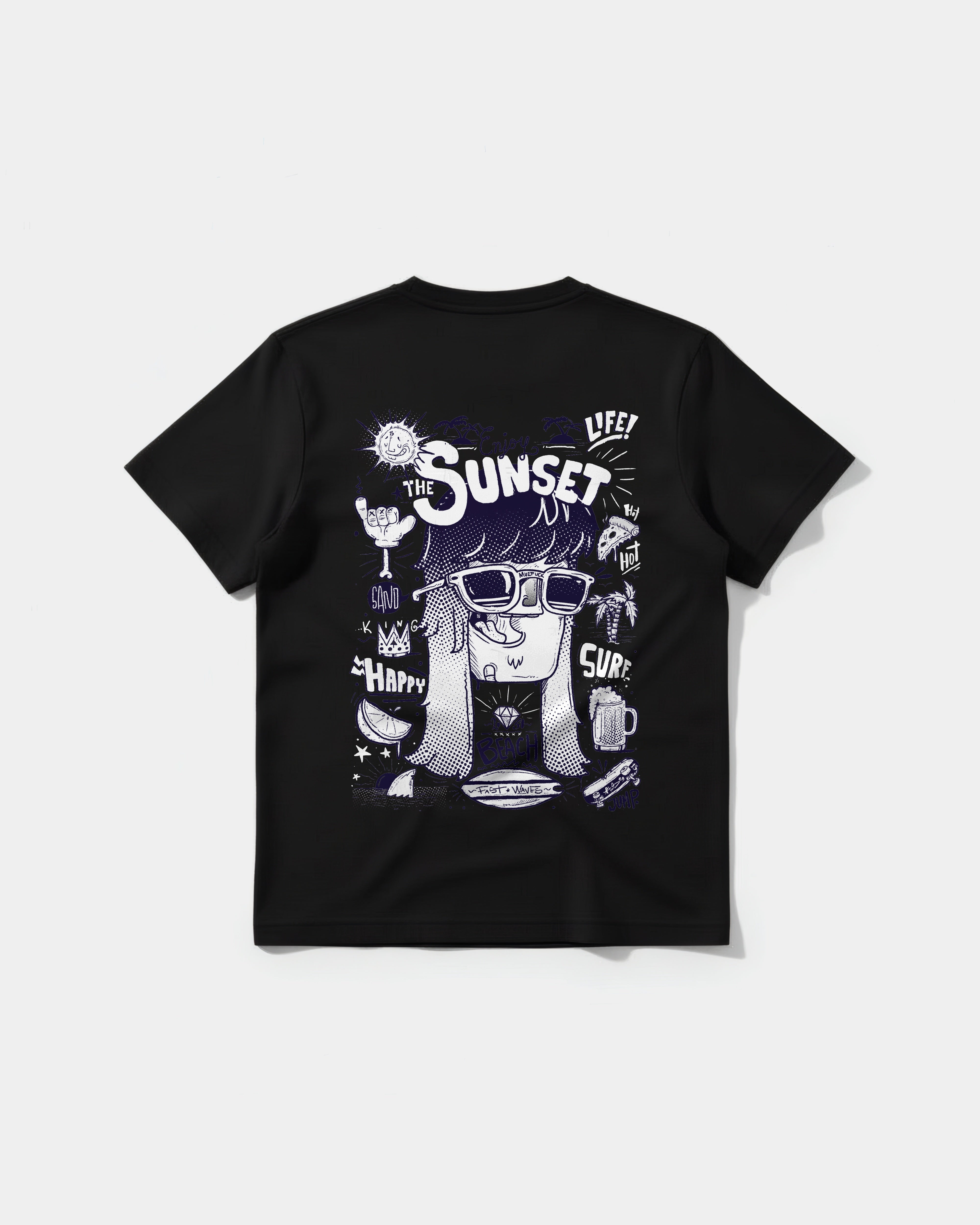 Camiseta Enjoy Sunset Big Back Regular Basic