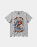 Camiseta Pizza Surf Big Front Regular Basic Gris