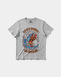 Camiseta Pizza Surf Big Front Regular Basic Gris