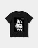 Camiseta Golden Night Big Front Regular Basic Negro