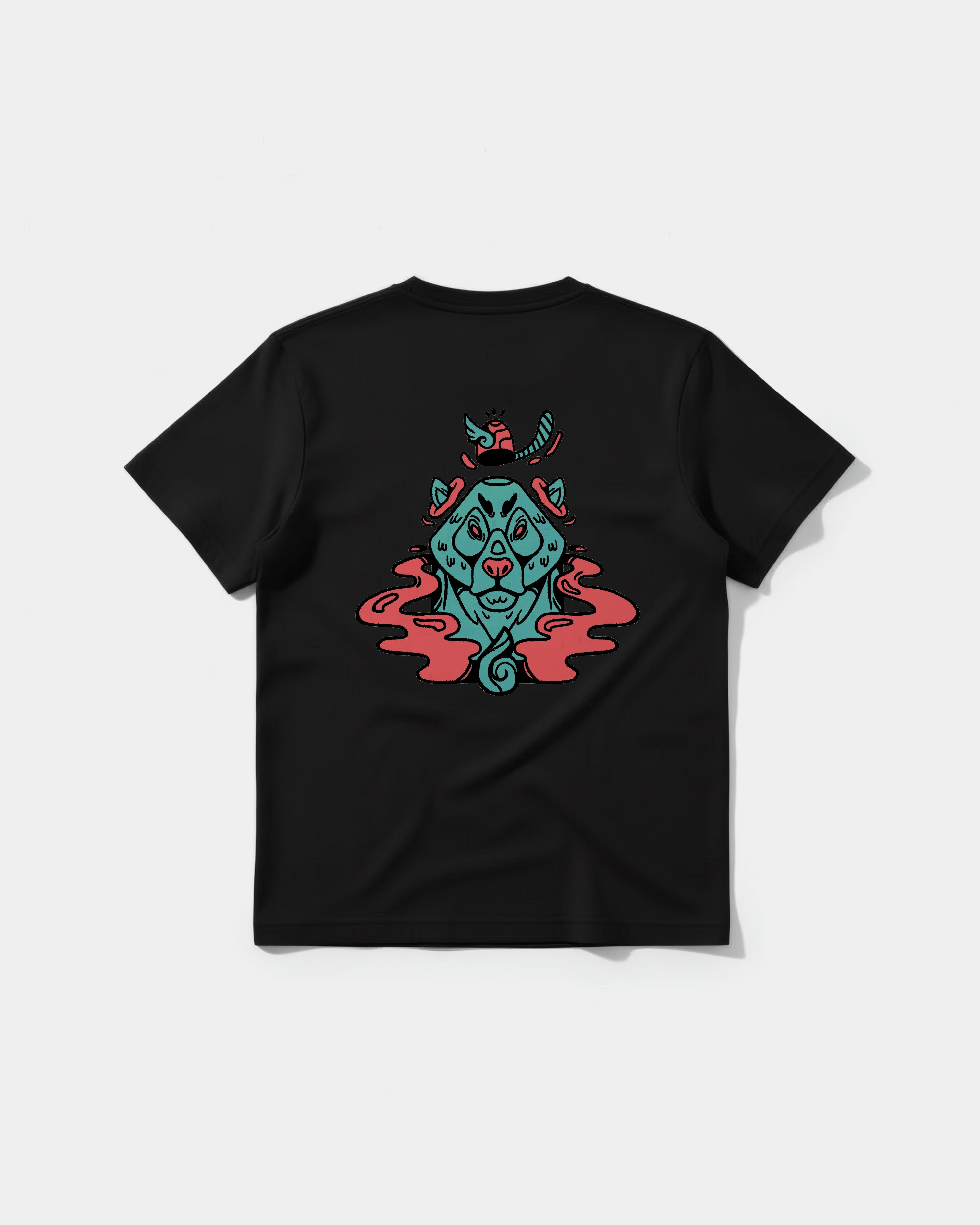 Camiseta Oso Con Gorra Big Back Regular Basic