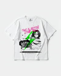 Camiseta Sexy Bitch Big Front Oversize Basic Blanco