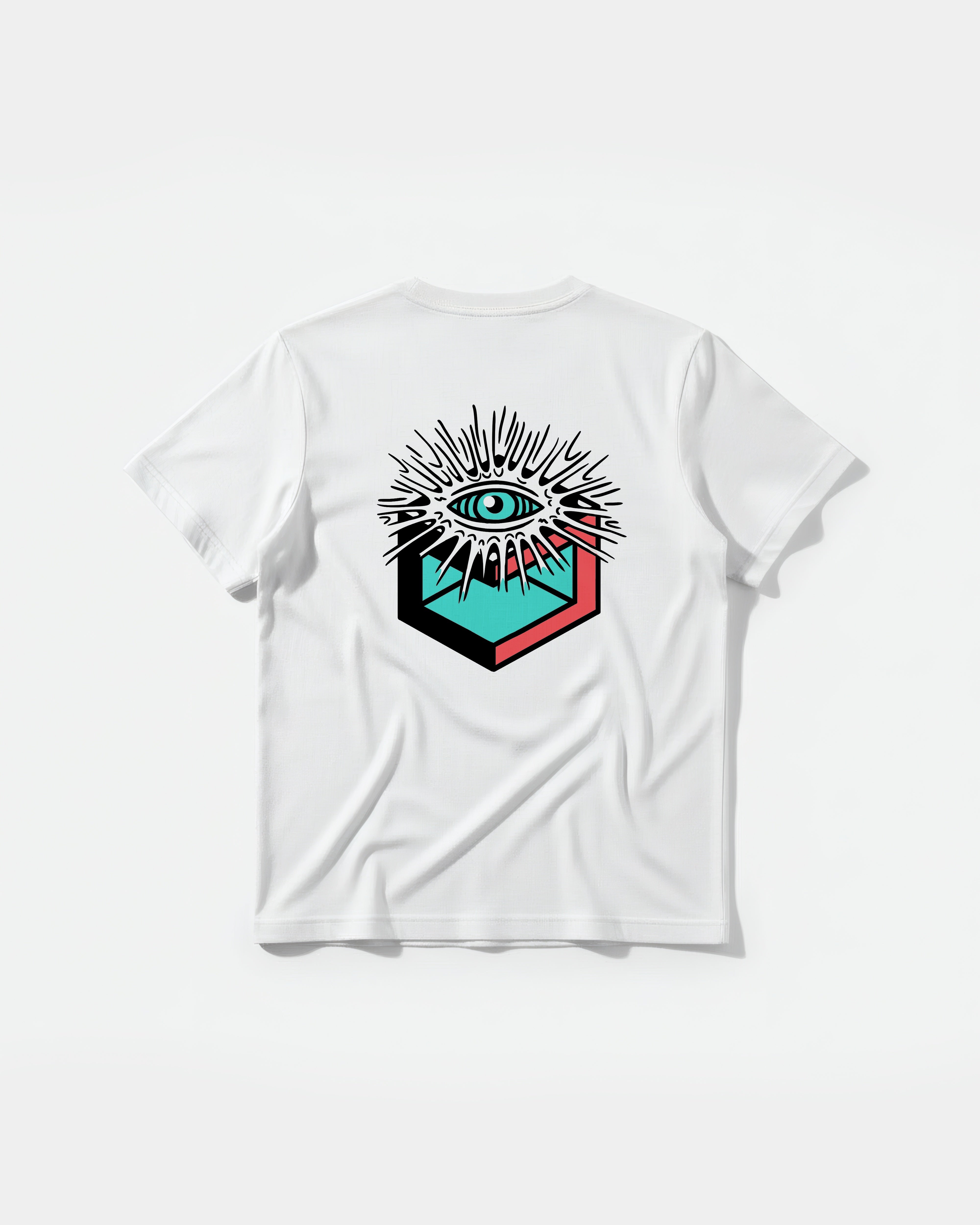 Camiseta Cubo Eyes Big Back Regular Basic