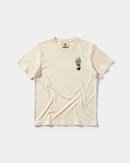 Camiseta Pina Calavera Pocket Front Regular Basic Beige