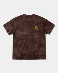 Camiseta Kawabonga Pocket Front Oversize Acid Marron