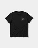 Camiseta Libertad White Pocket Front Regular Basic Negro