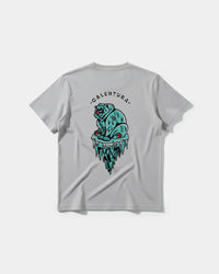 Camiseta Calentura Oso Polar Big Back Regular Basic Gris