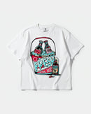 Camiseta Fresh Drink Big Front Oversize Basic Blanco