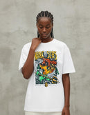 Modelo mide 1,76m y usa talla M