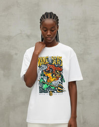 Modelo mide 1,76m y usa talla M