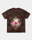 Camiseta Galatic Skull Big Front Oversize Acid Marron