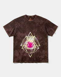 Camiseta Galatic Skull Big Front Oversize Acid Marron