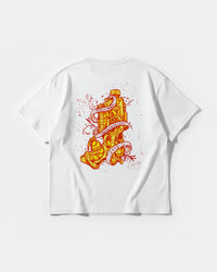 Camiseta Winchester Big Back Oversize Basic Blanco