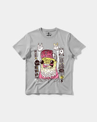Camiseta The Surfer Beat Big Front Regular Basic Gris