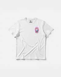 Camiseta Rise In Hell Big Front Regular Basic Blanco