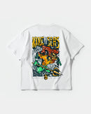 Camiseta King Of Seas Big Back Oversize Basic Blanco