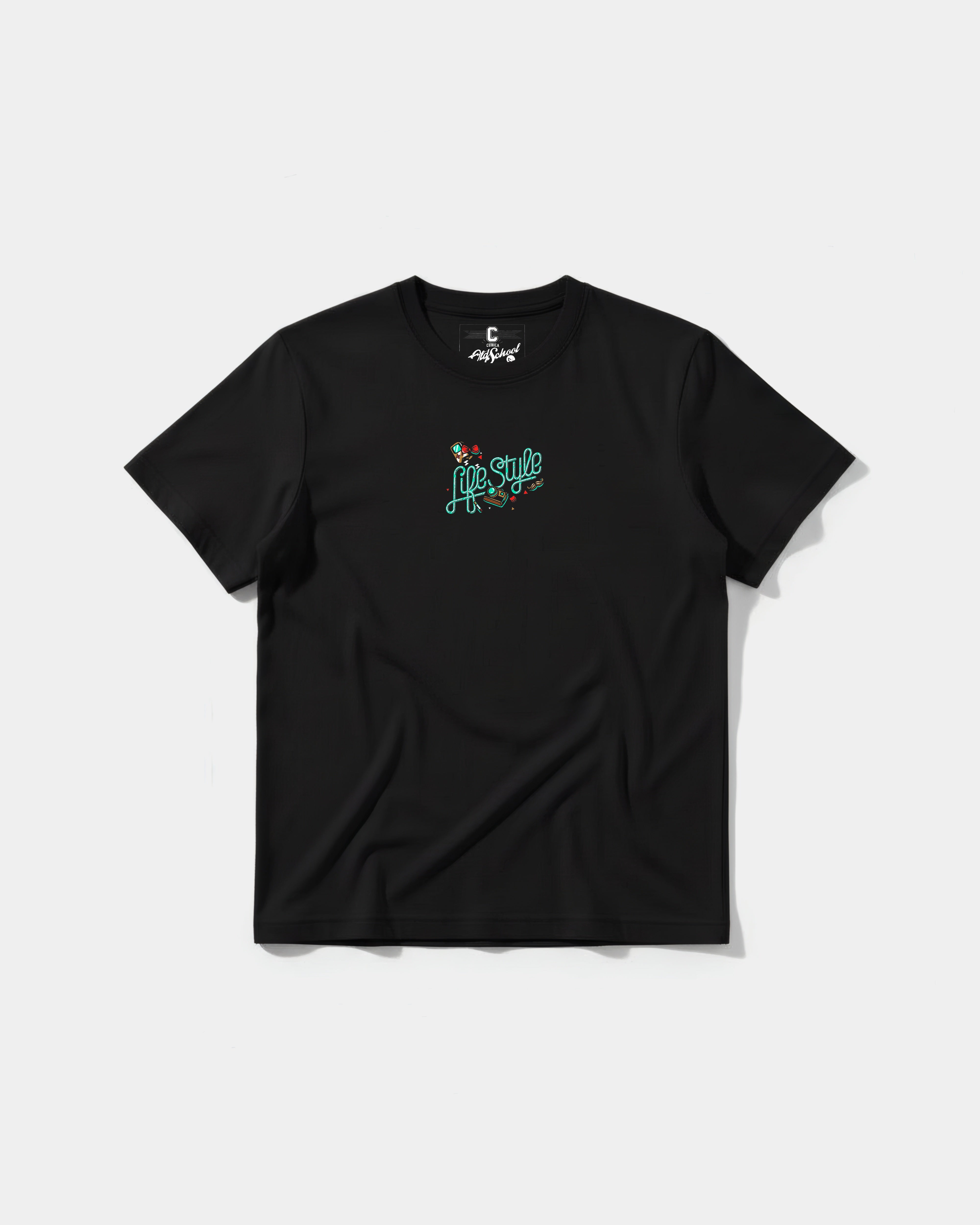Camiseta Hipster Bear Chest Front Regular Basic