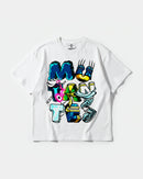 Camiseta Mutantes Big Front Oversize Basic Blanco
