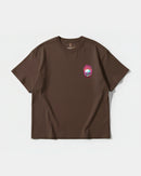 Camiseta Rise In Hell Big Front Oversize Basic Marron