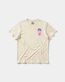 Camiseta Space Skull Pocket Front Regular Basic Beige