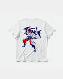 Camiseta Samurai Big Back Regular Basic Blanco