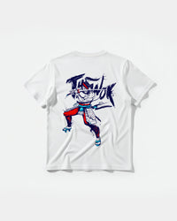 Camiseta Samurai Big Back Regular Basic Blanco