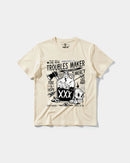 Camiseta Fire And Hope Big Front Regular Basic Beige